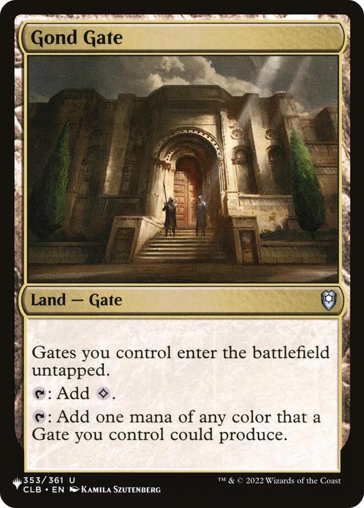 Gond Gate 353/361 card