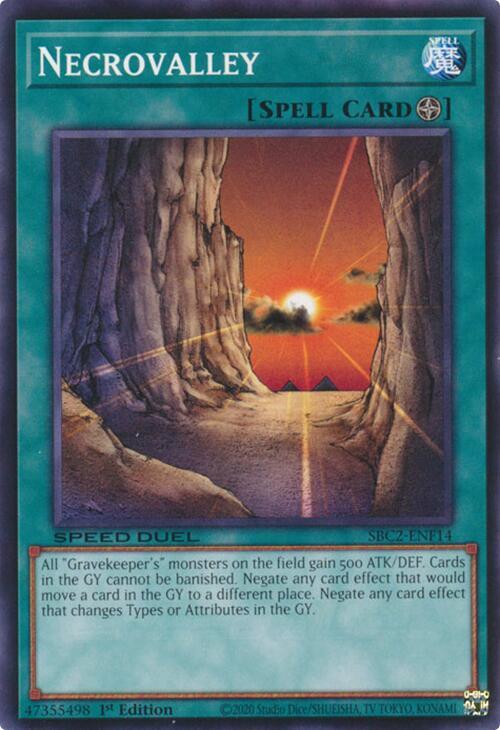 Necrovalley - Speed Duel: Battle City Finals - YuGiOh - TCGplayer.com