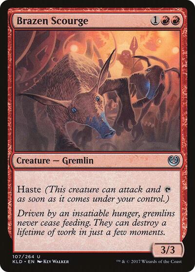 Brazen Scourge (Reprint) from KLD #107†, Magic: The Gathering card