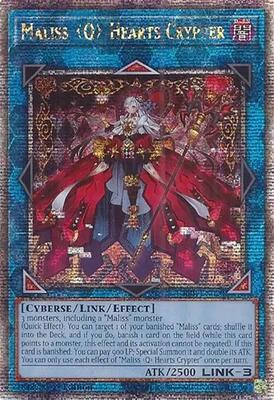 Maliss Q Hearts Crypter (Quarter Century Secret Rare) - Crossover
