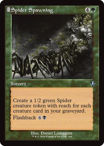 Spider Spawning Retro Frame