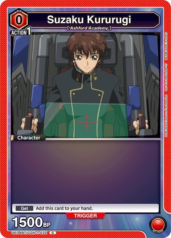 Suzaku Kururugi (072) (Box Topper Foil)