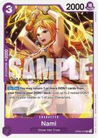 おナミ：ONE R 101 OP06 promo Nami Anniversary 2nd Game Card Chinese Piece One ANNIVERSARY… 2nd GAME CARD PIECE ワンピース カードゲーム