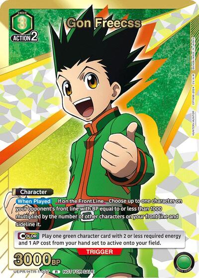 Gon Freecss (077) (Gold) card