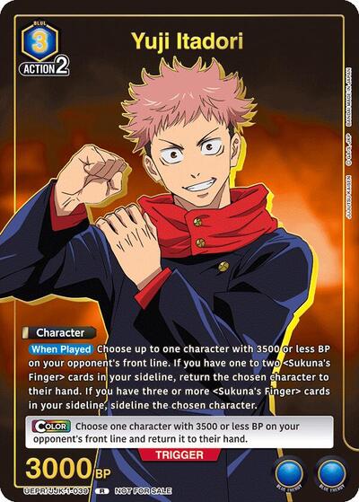 Yuji Itadori (039) (Gold) card