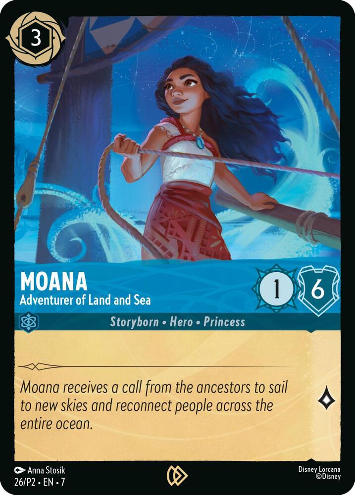 ロルカナ モアナ 陸と海の冒険者 プロモ PSA10 4連番 Moana - Adventurer of Land and Sea - Disney Lorcana Promo