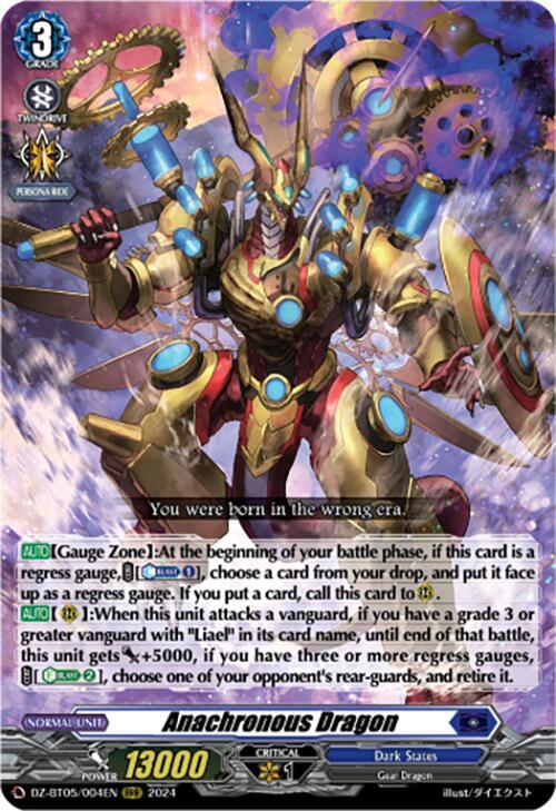 Anachronous Dragon - DZ-BT05: Omniscient Awakening - Cardfight