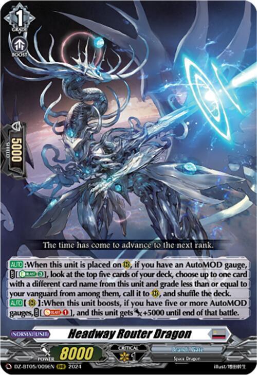 Headway Router Dragon - DZ-BT05: Omniscient Awakening - Cardfight