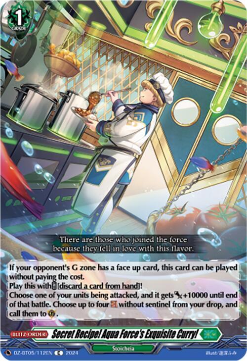 Secret Recipe! Aqua Force's Exquisite Curry! - DZ-BT05: Omniscient