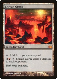Shivan Gorge - From the Vault: Realms - Magic: The Gathering card