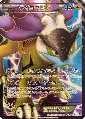 2011 Japanese Dark Rush Raikou EX #71 card