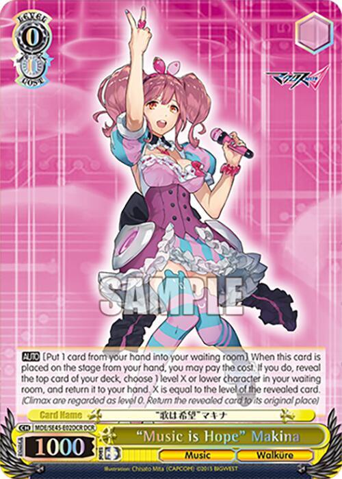 "Music is Hope" Makina (DCR)