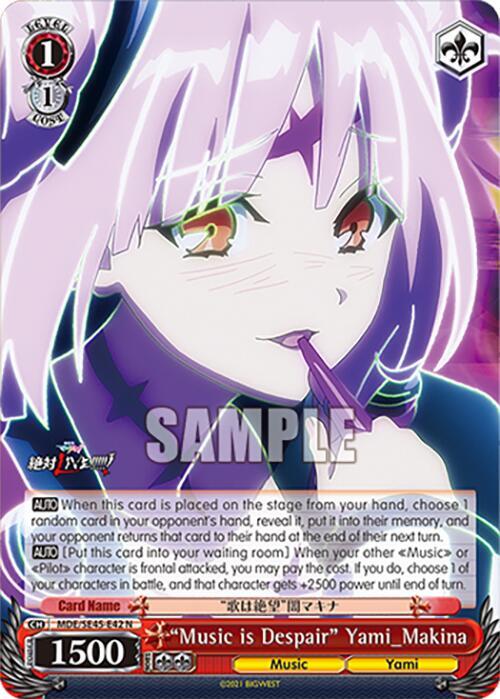 "Music is Despair" Yami_Makina