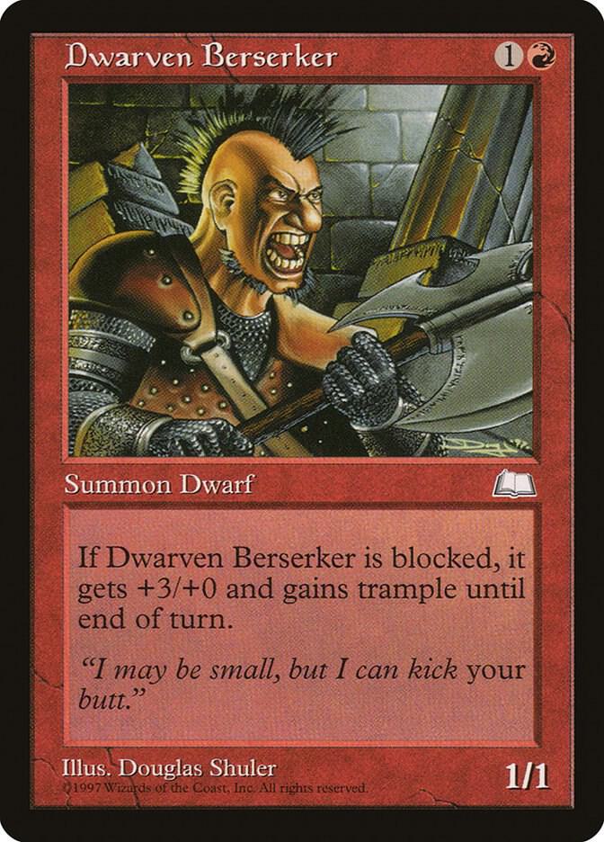 Dwarven Berserker - Weatherlight - Magic: The Gathering - TCGplayer.com