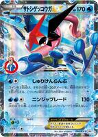 Ash's Greninja EX #290/XY-P from Pokemon Japanese Promo set