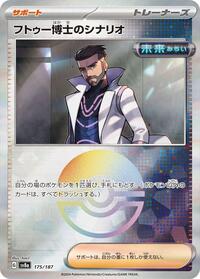 Professor Turo's Scenario (Mirror Foil) #175/187 from SV8a: Terastal Fest ex Pokemon card image