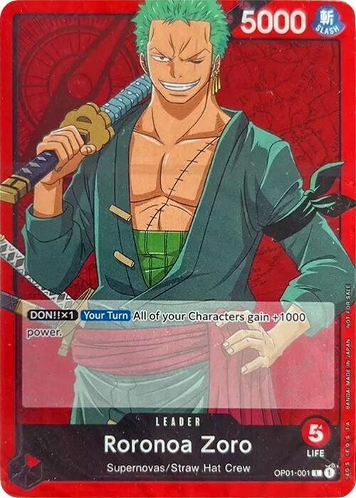 Roronoa Zoro onepiece card