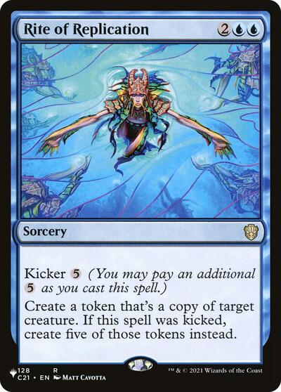 Rite of Replication (The List, from C21) from LIST #C21-128, Magic: The Gathering card