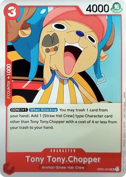 Tony TonyChopper 015 onepiece card