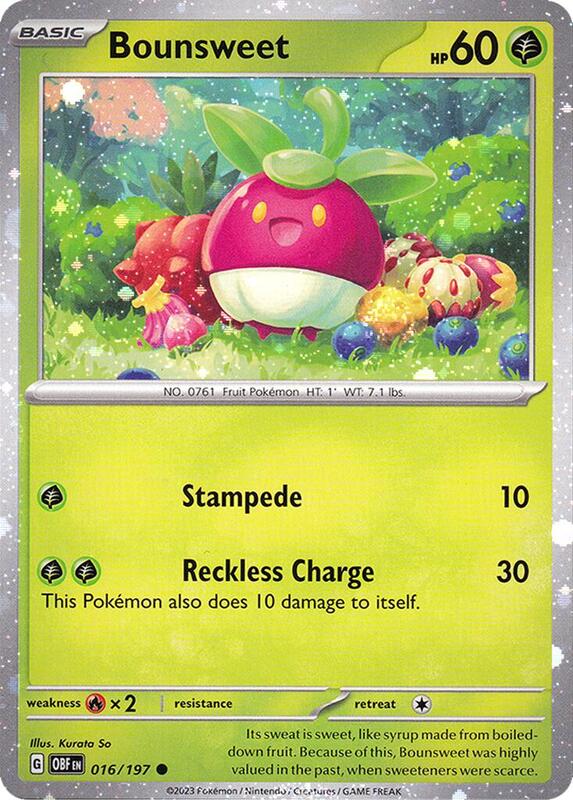 Bounsweet - 016/197 (Cosmos Holo) 016/197 from Miscellaneous Cards & Products