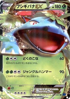 2013 Japanese Collection X Venusaur EX #1 card