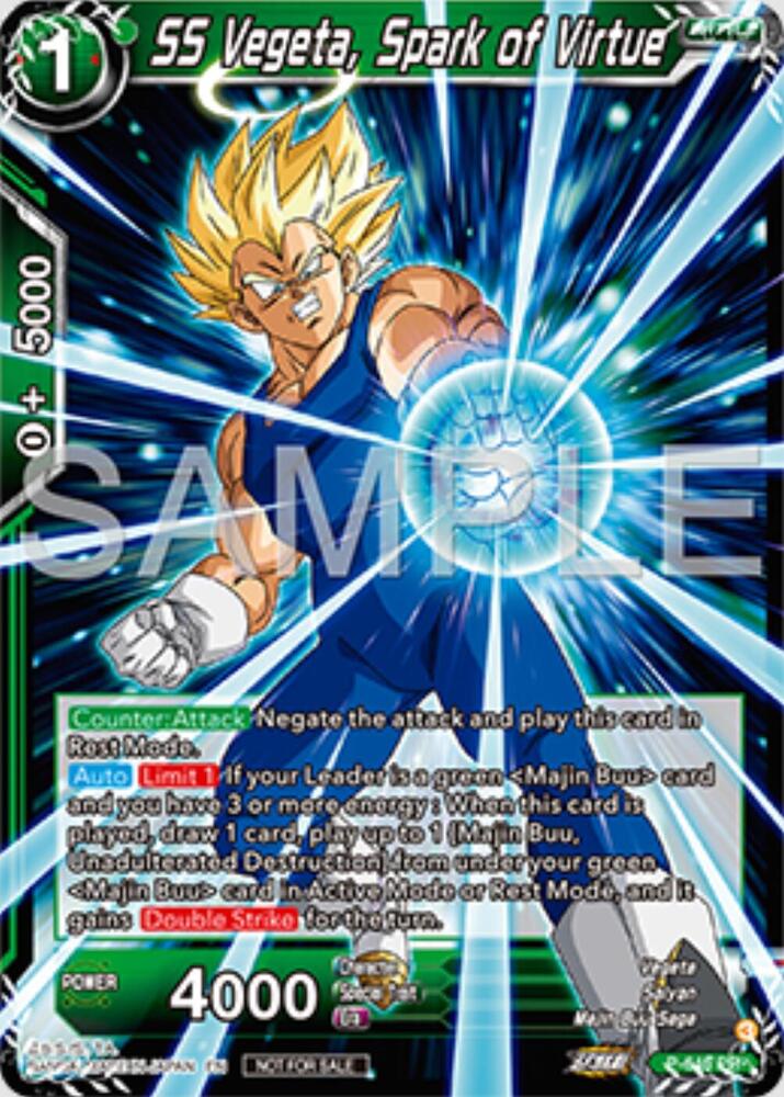 SS Vegeta, Spark of Virtue - Tournament Promotion Cards - Dragon