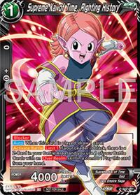 Supreme Kai of Time, Righting History card art