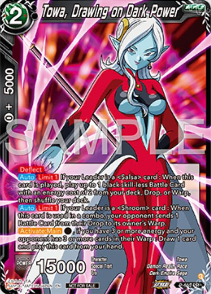 Towa, Drawing on Dark Power - Tournament Promotion Cards - Dragon