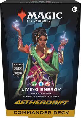 Aetherdrift Commander Deck - Living Energy - Commander: Aetherdrift - Magic: The Gathering