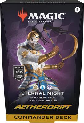 Aetherdrift Commander Deck - Eternal Might - Commander: Aetherdrift - Magic: The Gathering