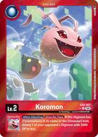 モンスターコレクションTCG「フレイム・ドミネーター（初版）」プロモ（◯） Koromon (Limited Foil) - Chain of Liberation - Digimon Card Game