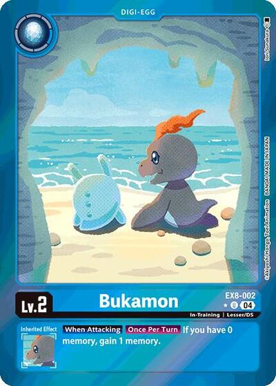 Bukamon (Limited Foil) Chain of Liberation Uncommon Digimon card — value and price