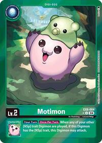 Motimon (Limited Foil) - Chain of Liberation - Digimon card