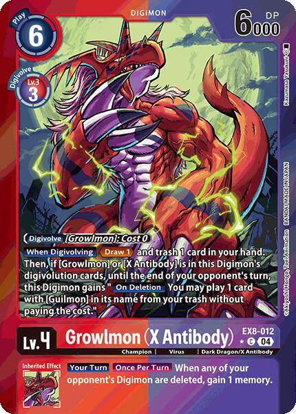 Growlmon (X Antibody) (Limited Foil) - Chain of Liberation