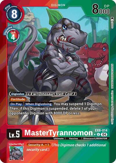MasterTyrannomon (Limited Foil) card