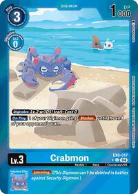 Crabmon (Limited Foil) - Chain of Liberation - Digimon card