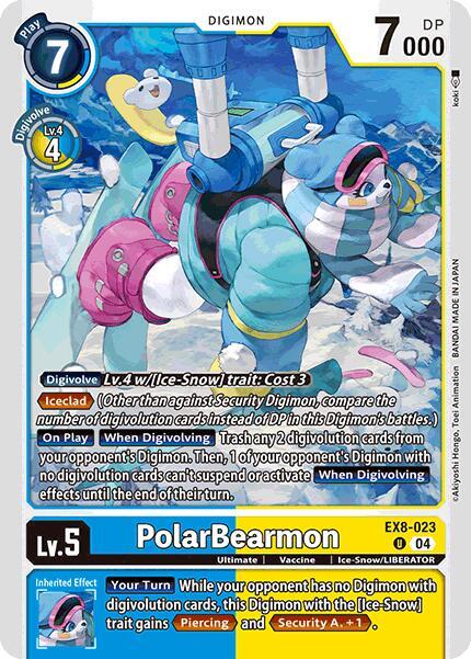 PolarBearmon - Chain of Liberation - Digimon Card Game - TCGplayer.com