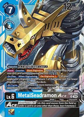 MetalSeadramon ACE - Chain of Liberation - Digimon Card Game