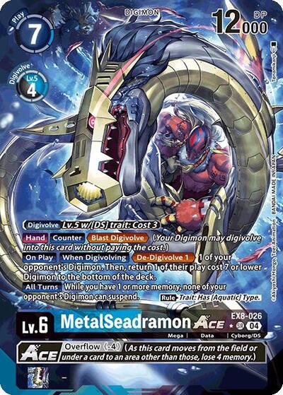 MetalSeadramon ACE (Alternate Art) Chain of Liberation card price