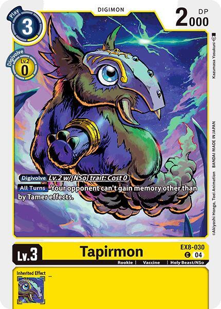 Tapirmon - Chain of Liberation - Digimon Card Game - TCGplayer.com