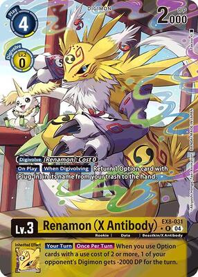 Renamon (X Antibody) (Alternate Art) - Chain of Liberation