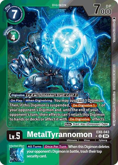 MetalTyrannomon (Limited Foil) card