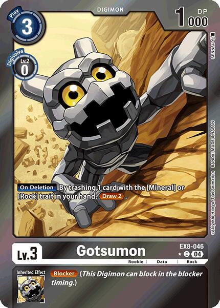Gotsumon Limited Foil digimon card