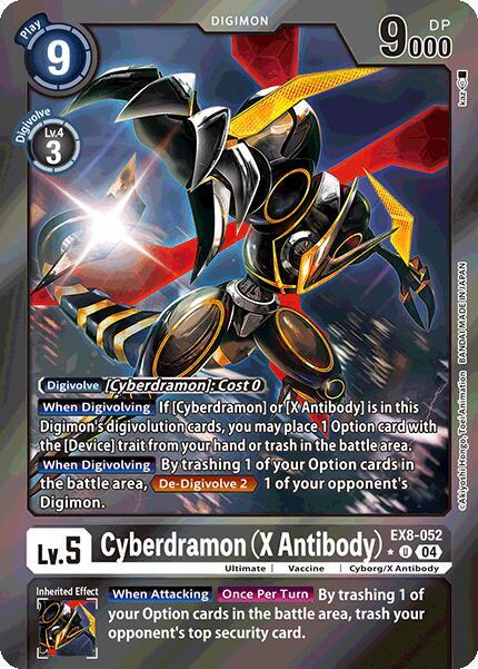 Cyberdramon X Antibody Limited Foil digimon card
