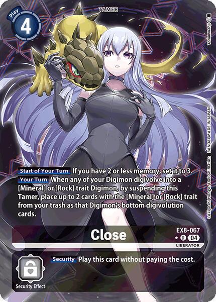 Digimon Chain of Liberation Rare Close EX8-067 (Alternate Art)