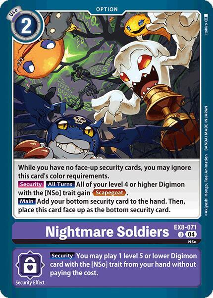Nightmare Soldiers - Chain of Liberation - Digimon Card Game