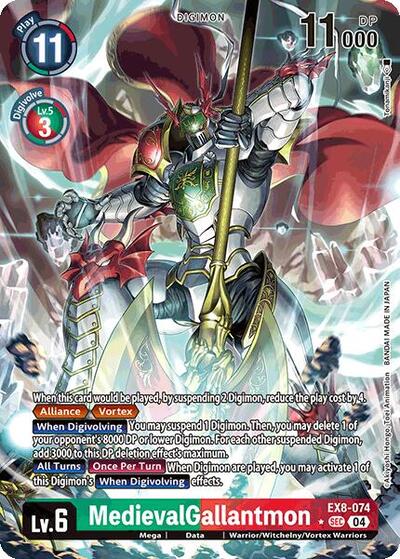 MedievalGallantmon (Alternate Art) Chain of Liberation card price