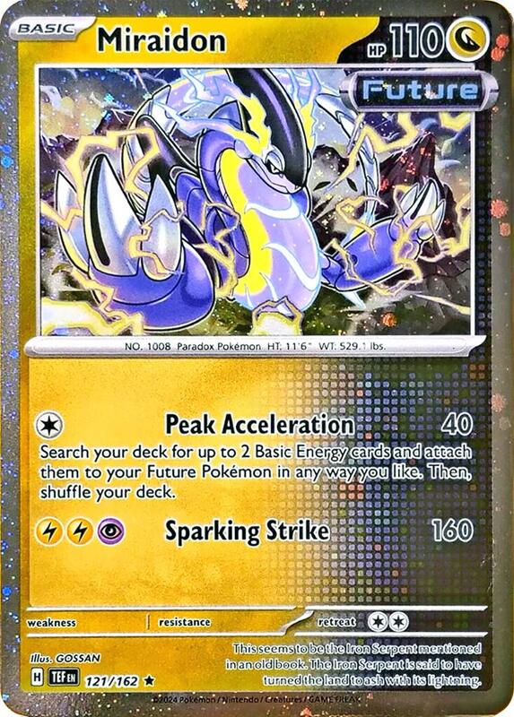 Miraidon - 121/162 (Cosmos Holo) 121/162 from Miscellaneous Cards & Products