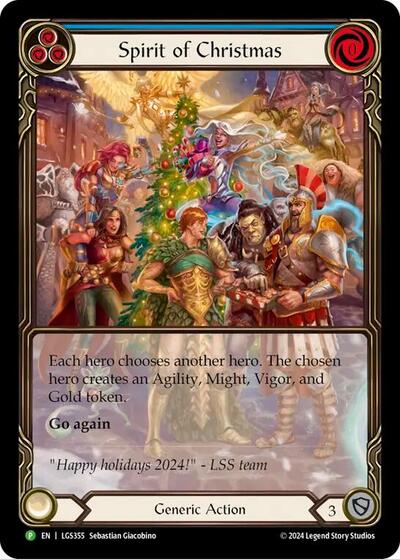 Spirit of Christmas - LGS355 card