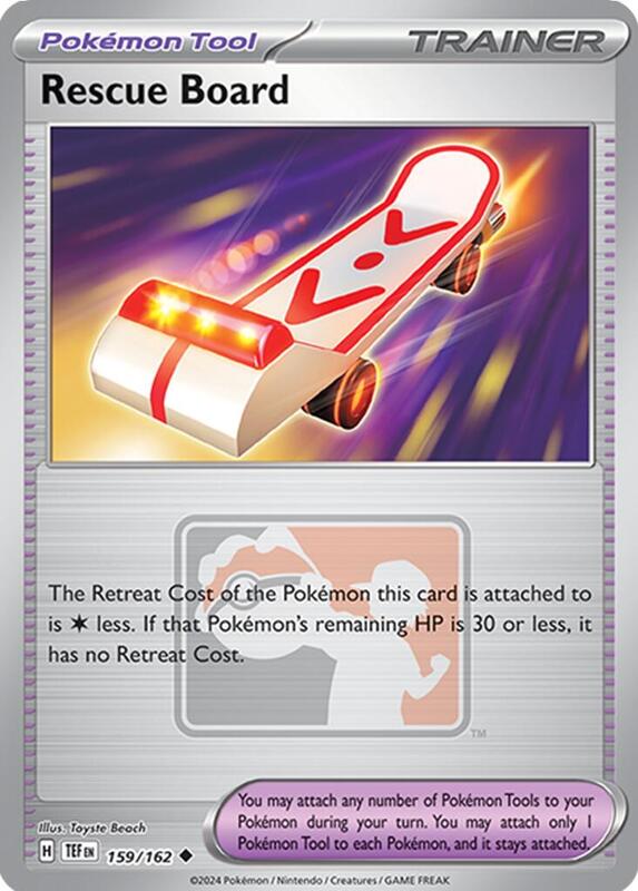 Rescue Board - 159/162 (League Promo) 159/162 from League & Championship Cards